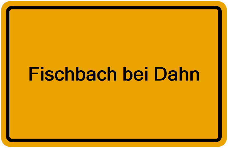 Handelsregister Fischbach bei Dahn